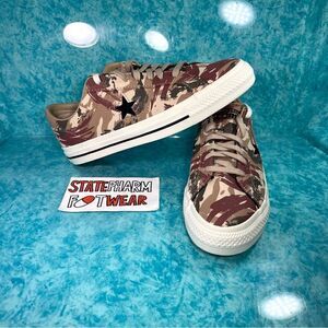 Converse One Star Camo Camouflage Men’s Green Low Top Skate Shoes